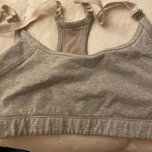 Grey Sports bra